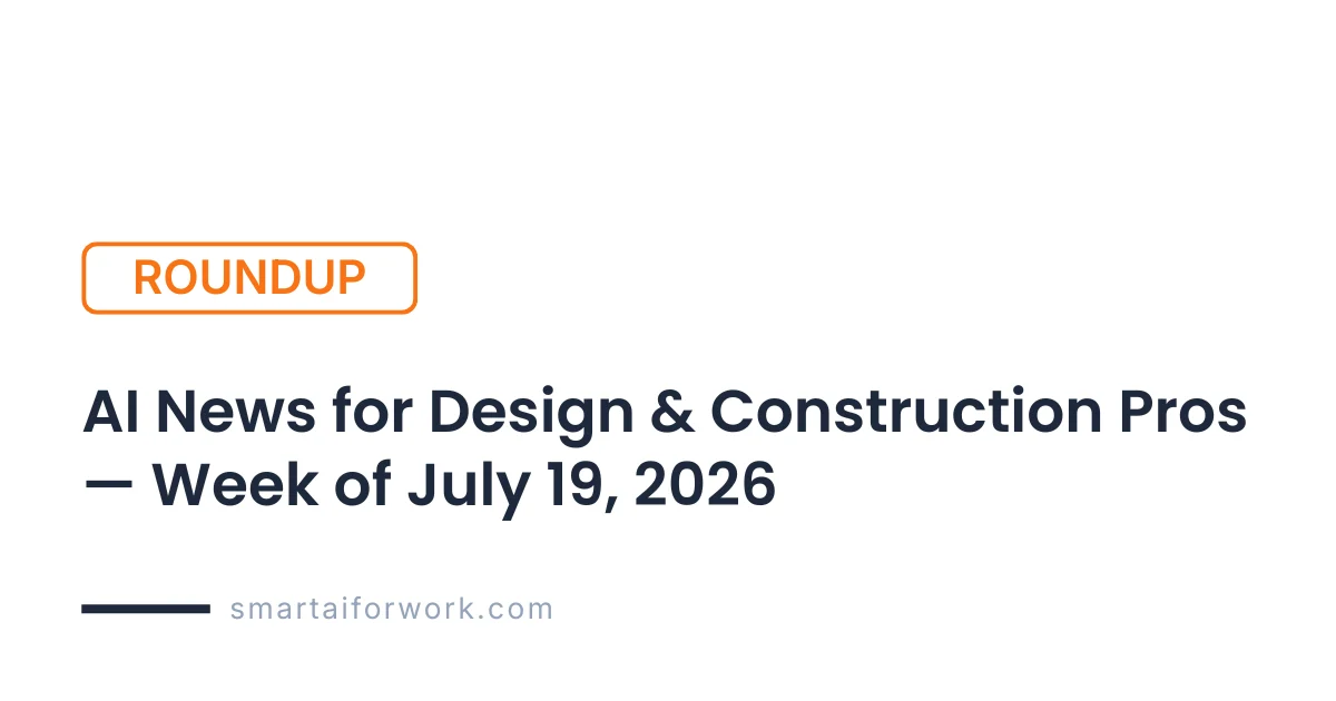 AI News Roundup — Week of July 19, 2026: SME Contractors Get Tier-One Leverage, RealPage Buys the Data Layer, and China Crashes the Frontier