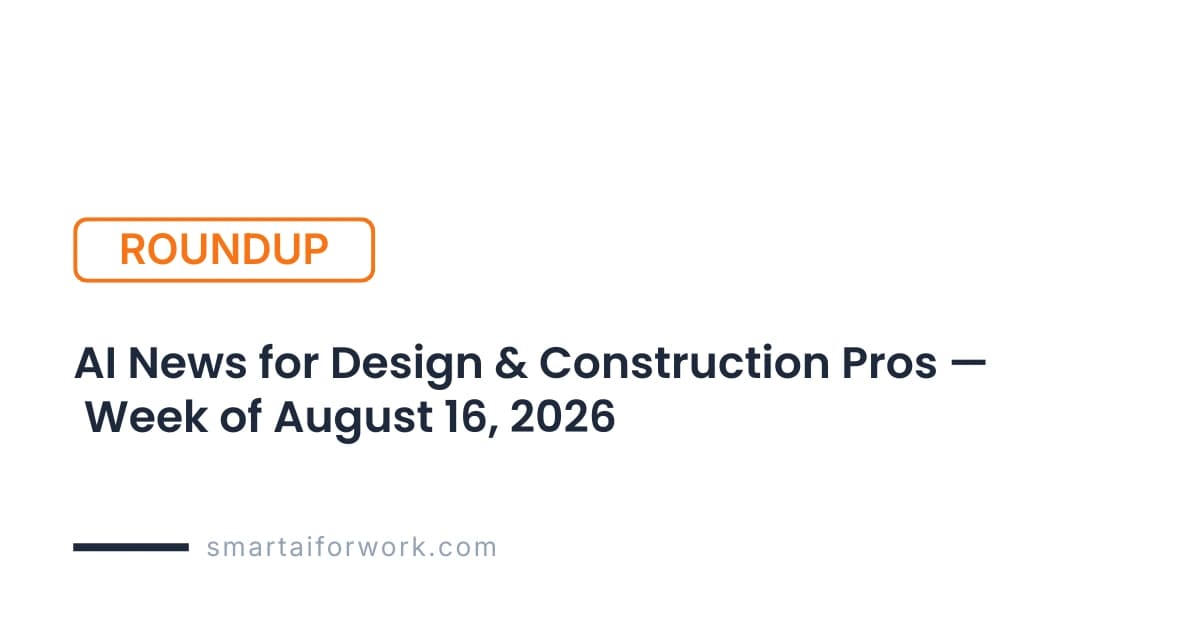 AI News Roundup — Week of August 16, 2026: The AI Boom Runs Into a Permitting Wall