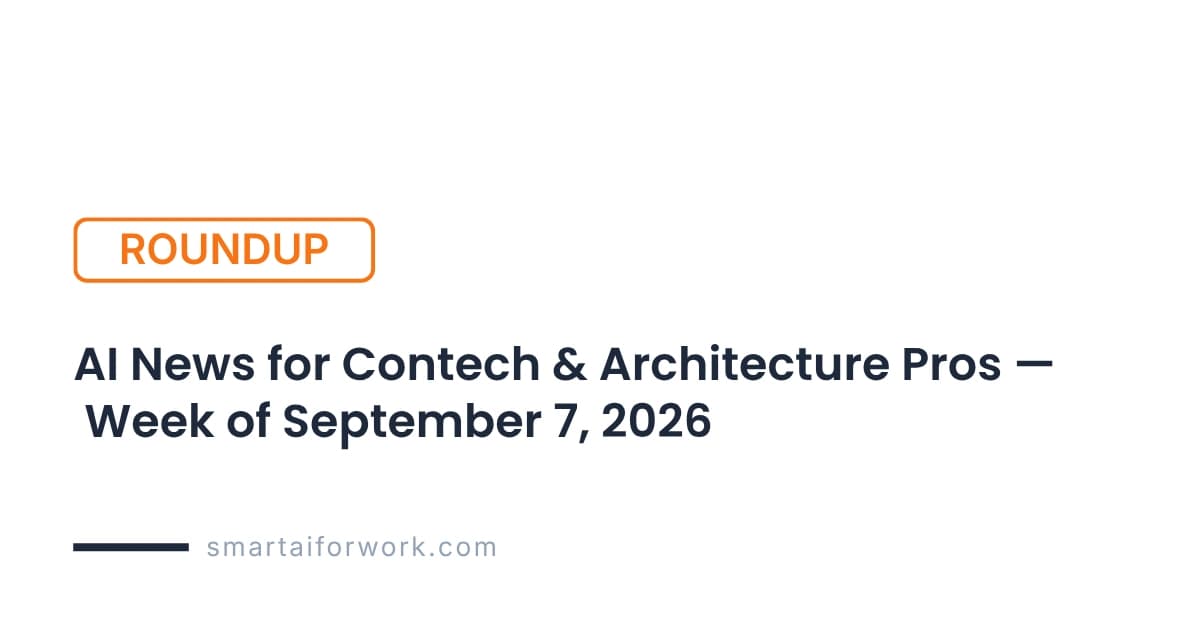 AI News Roundup — Week of September 6, 2026: Four Frontier Models in One Week, and Why That Was the Least Important Thing That Happened