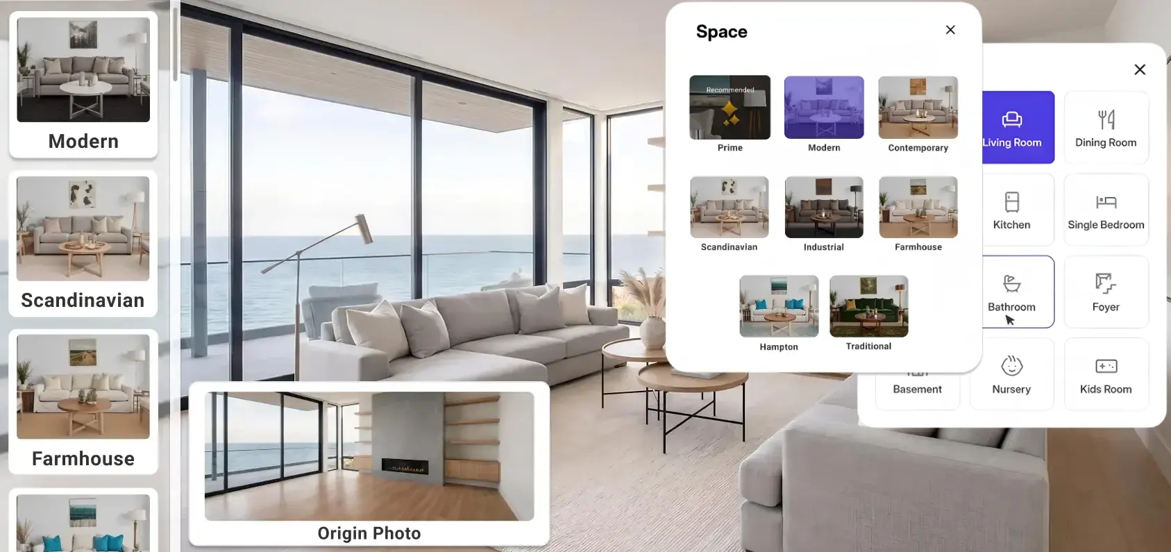 AI Home Design dashboard screenshot