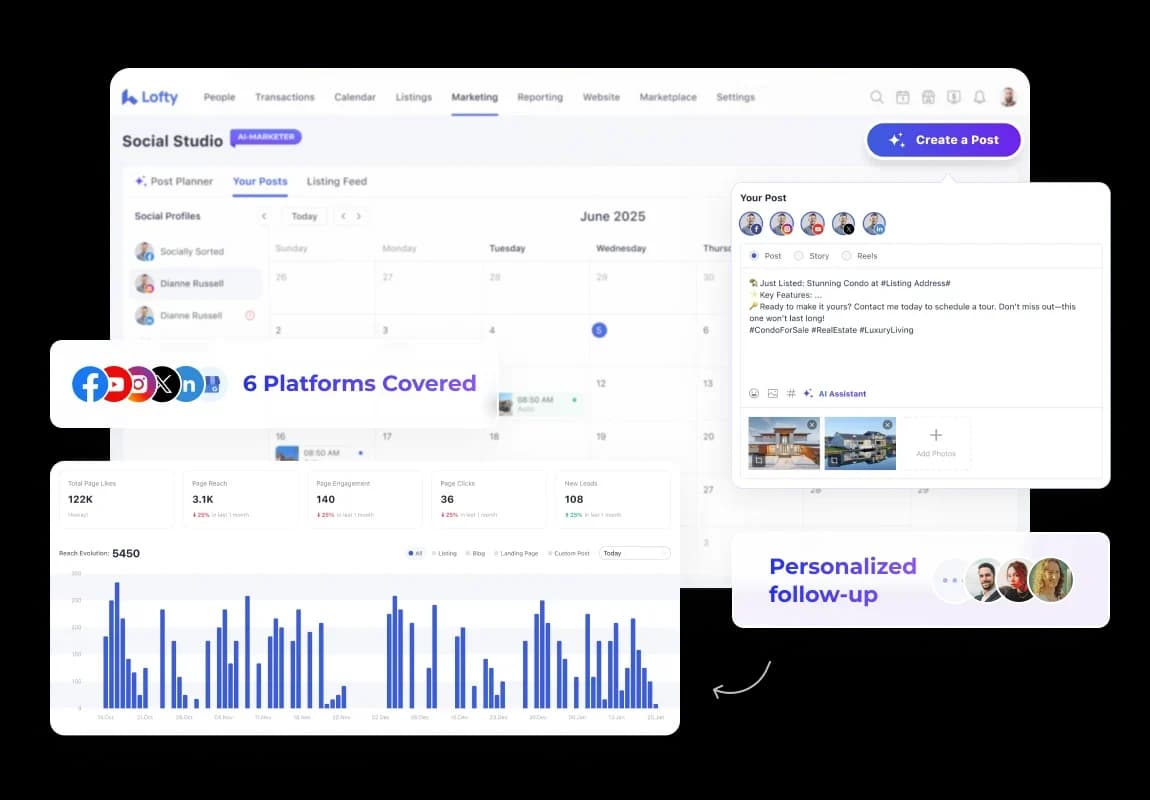 Lofty AI dashboard screenshot