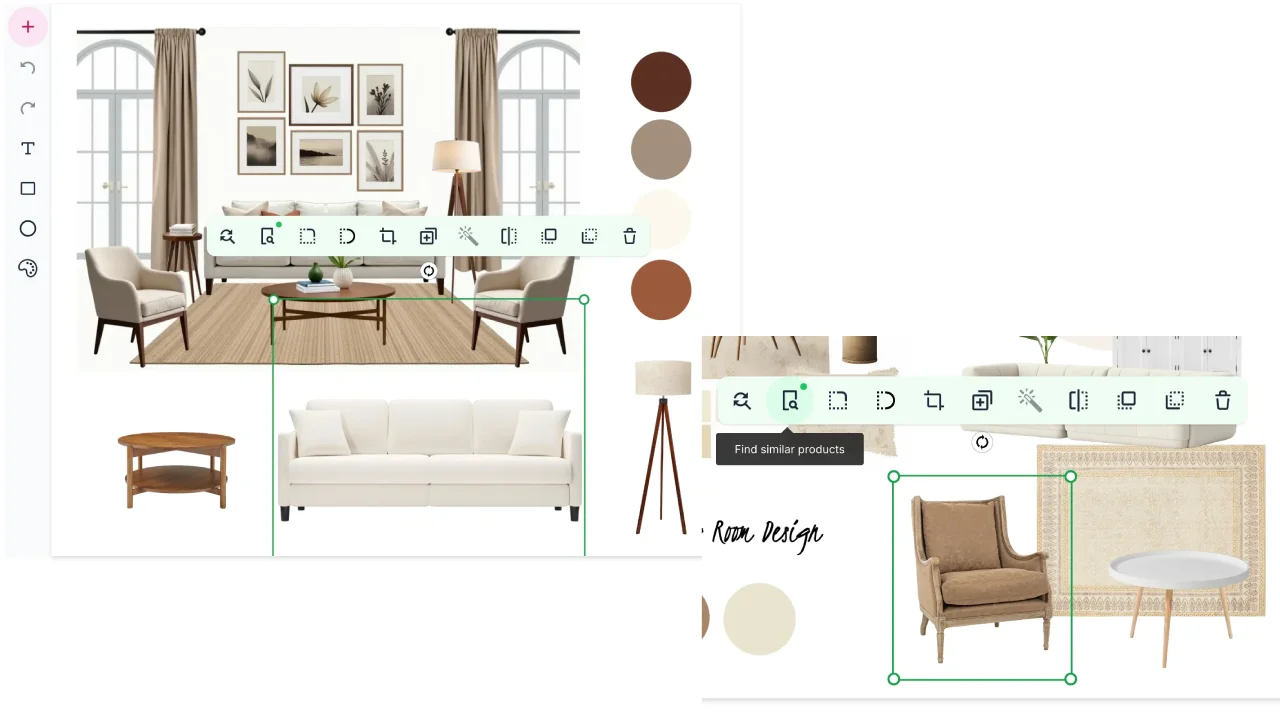 MyRoomDesigner AI dashboard screenshot