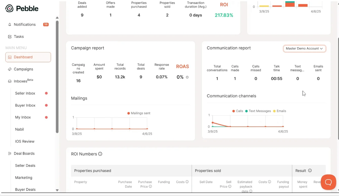 Pebblely dashboard screenshot