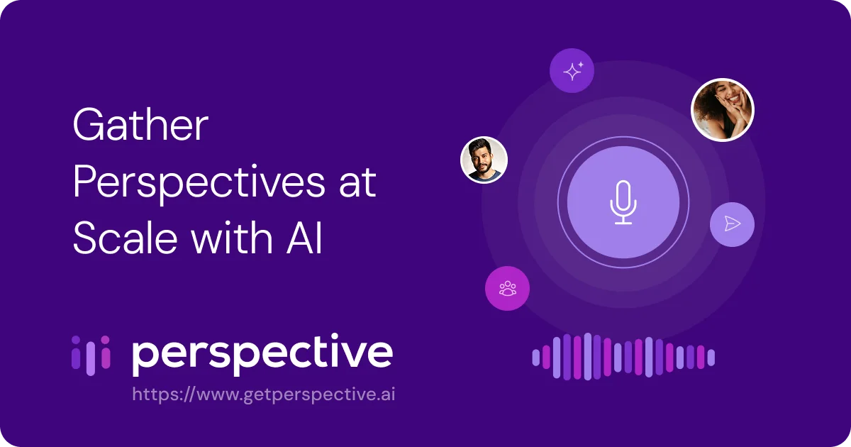 Perspective AI dashboard screenshot