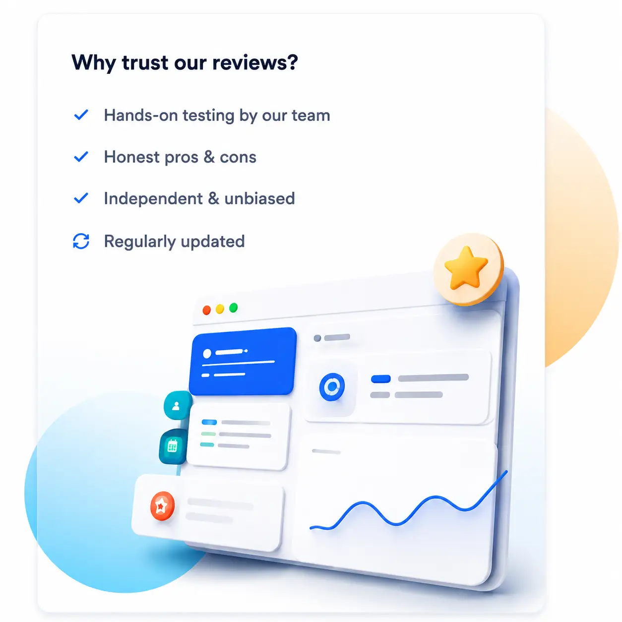 Why trust our reviews — AI Tools mockup