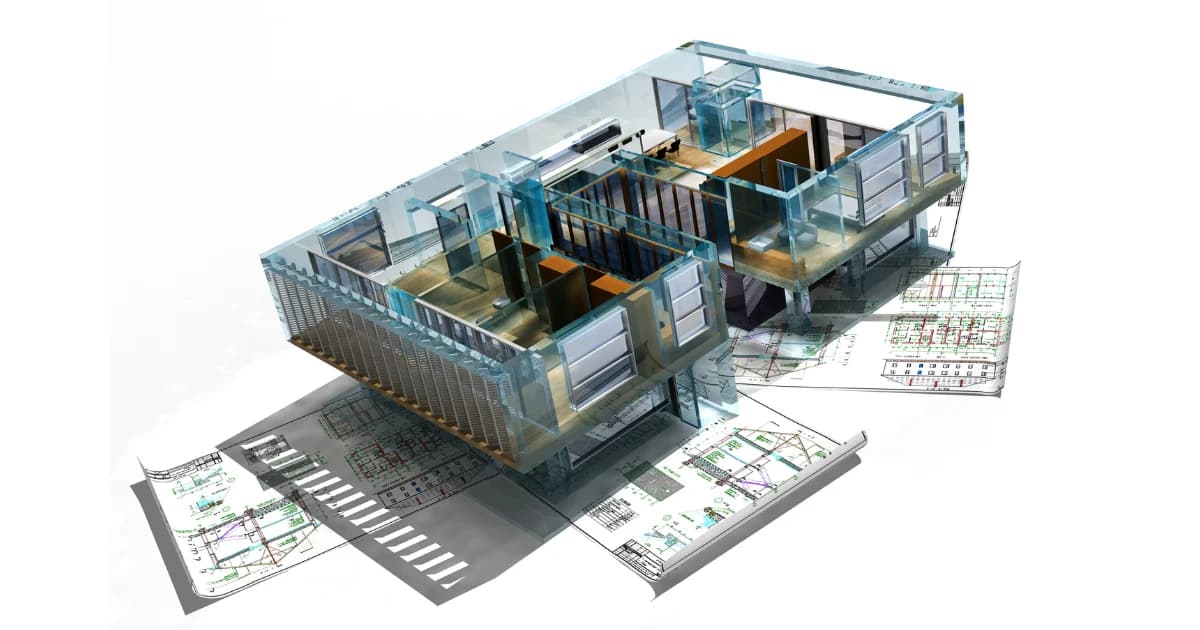 Real-time architectural visualization with environmental context and lighting