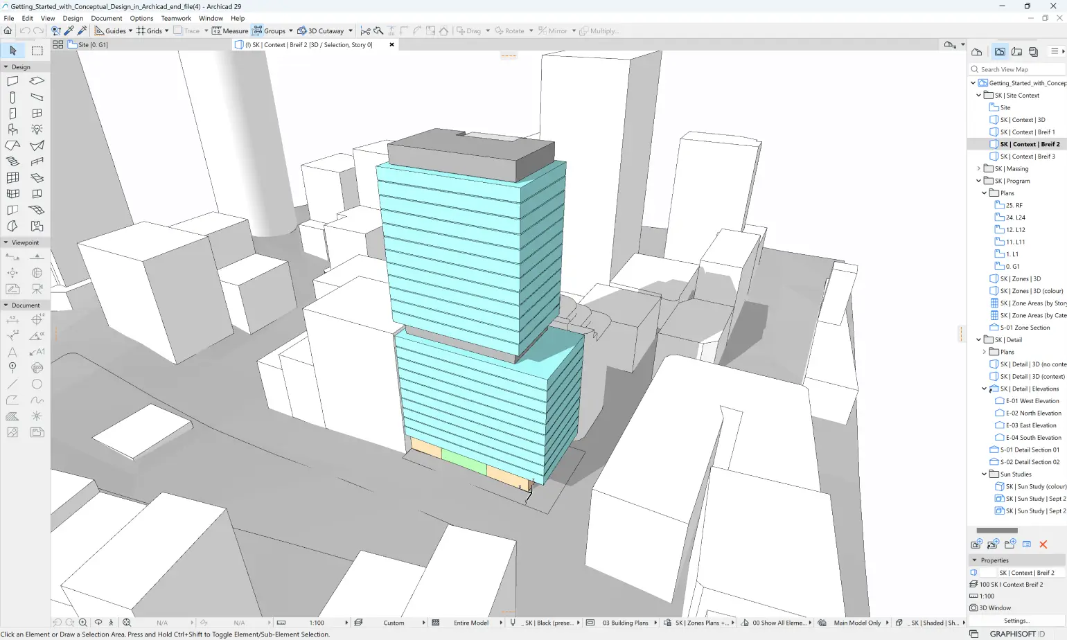 Archicad AI dashboard screenshot