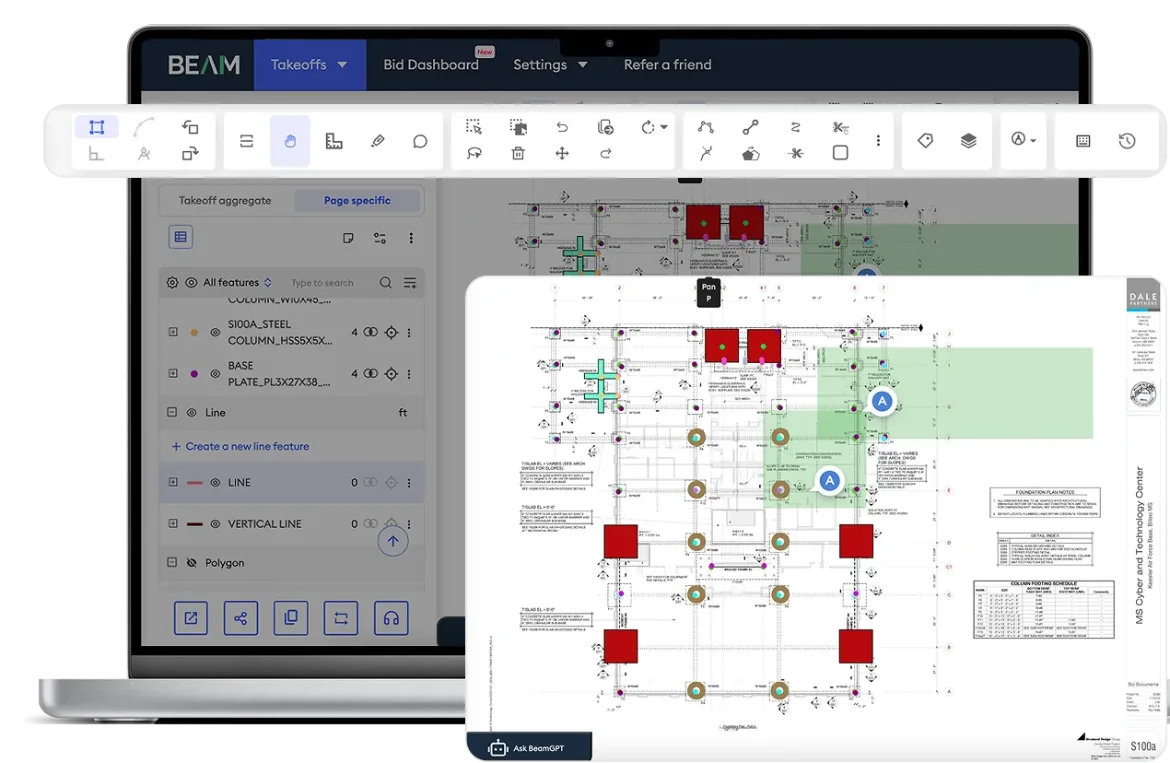 Beam AI dashboard screenshot