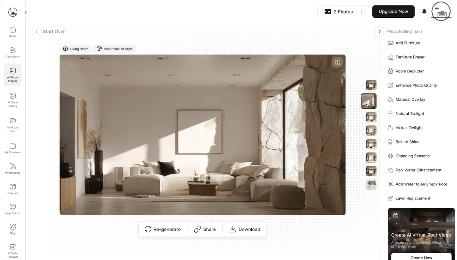 Collov AI dashboard screenshot