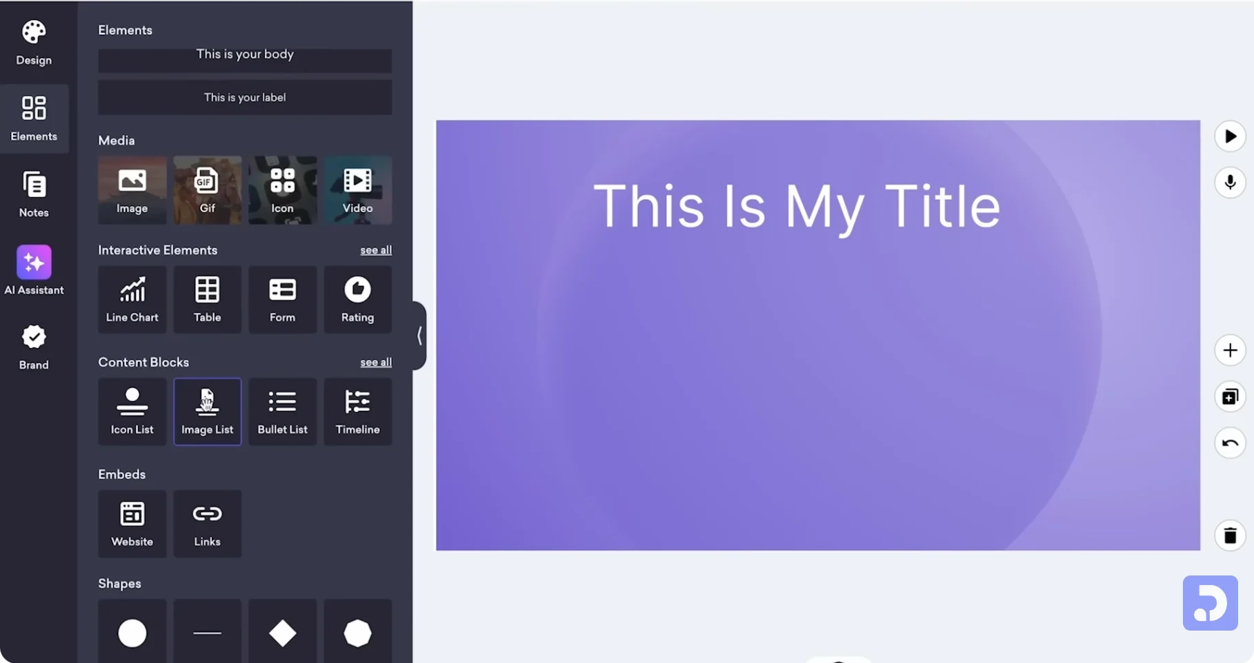 Decktopus dashboard screenshot