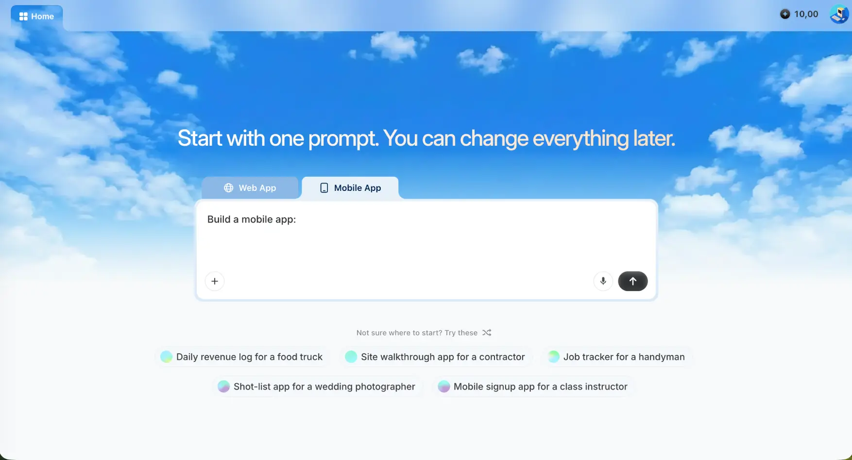 Emergent dashboard screenshot
