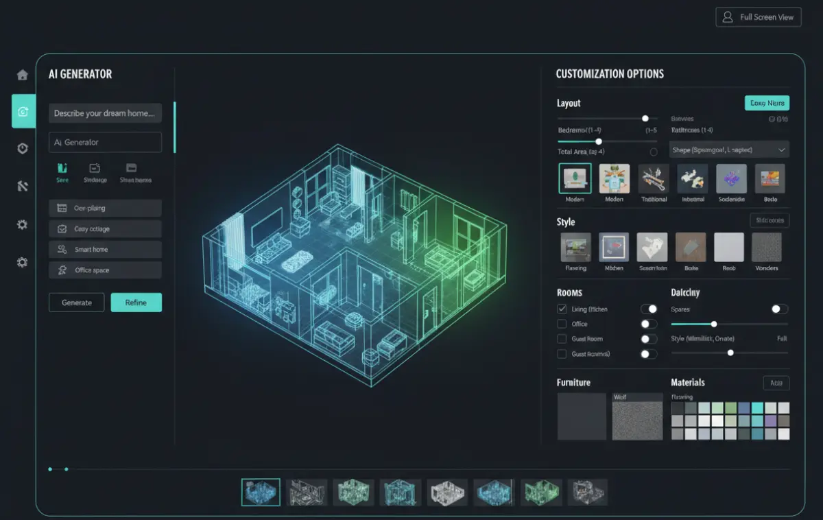 ideal.house dashboard screenshot