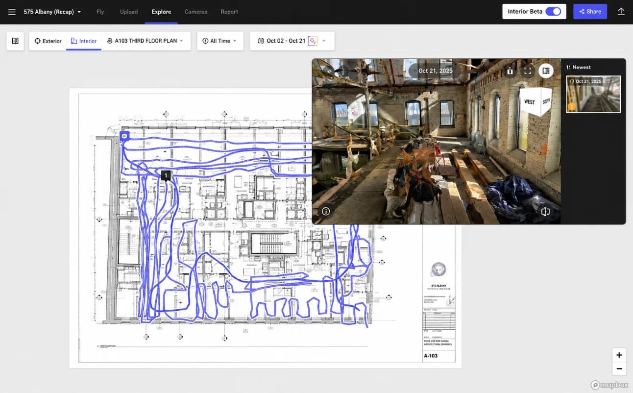 StructionSite dashboard screenshot