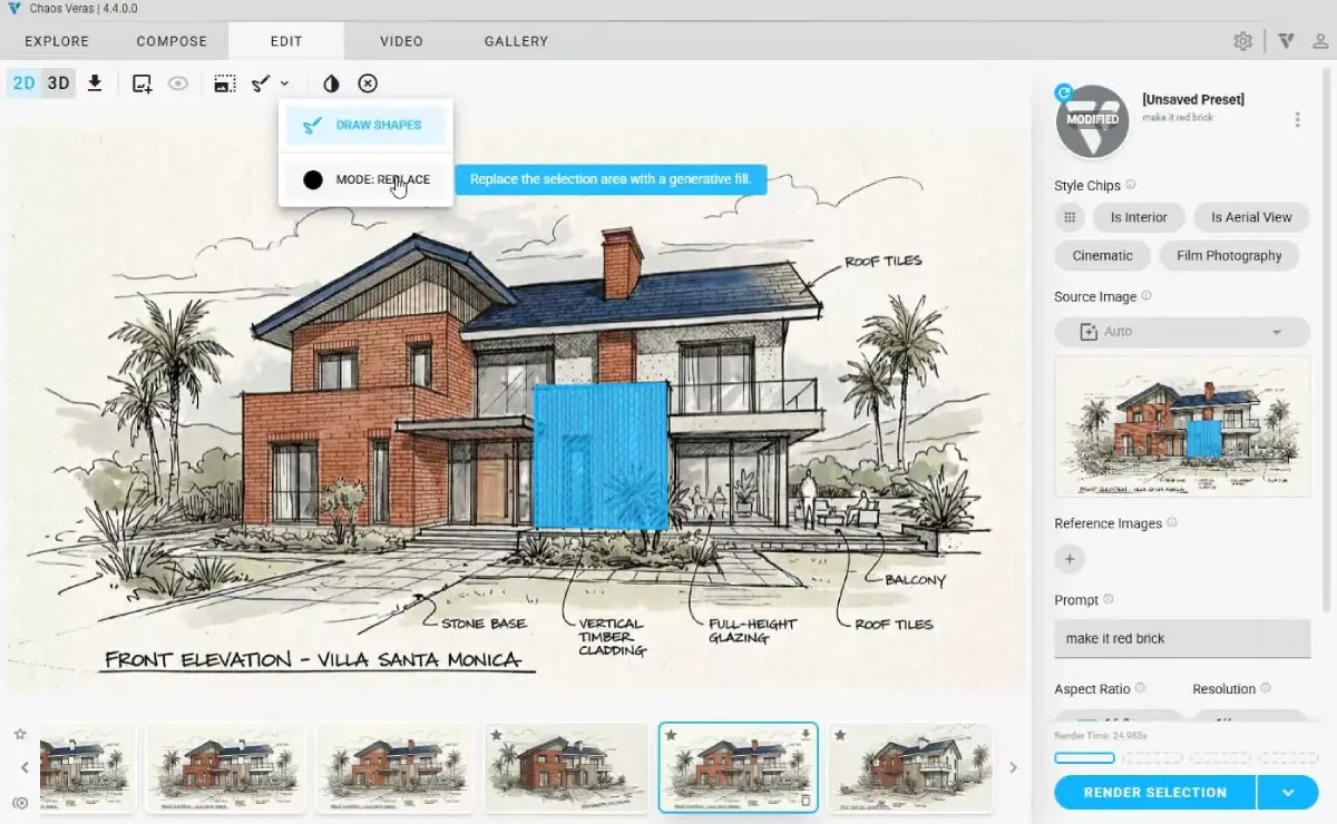 Veras dashboard screenshot