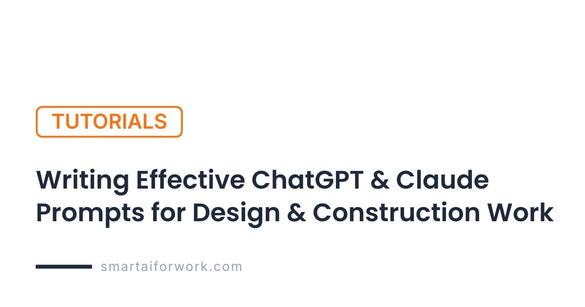 prompt templates for design and construction work